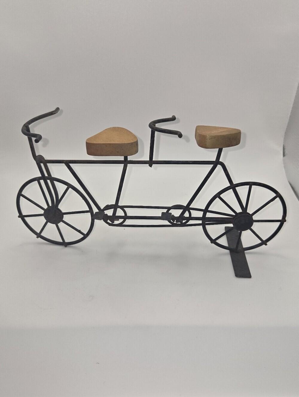 Metal Tandem Bicyclw Decor Piece